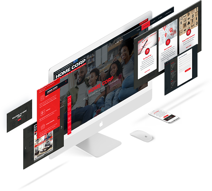 Project Home Corp website mockup