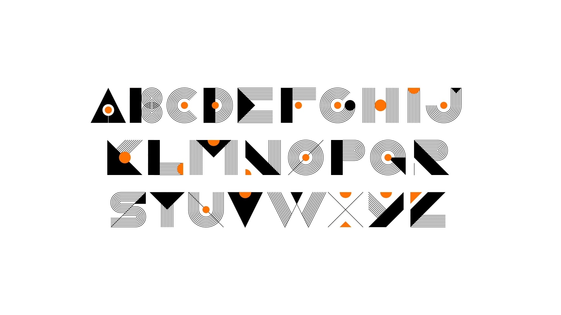 Tirisano Mmogo Animated Typeface 01